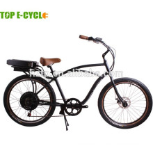 26" adult 500W 48V electric beach cruiser bike/bicycle
